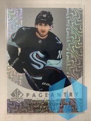 2022-23 SP Authentic Pageantry Matty Beniers #P-63 Rookie RC Seattle Kraken